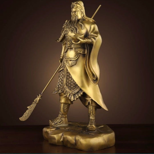 Guan Di Brass Statue