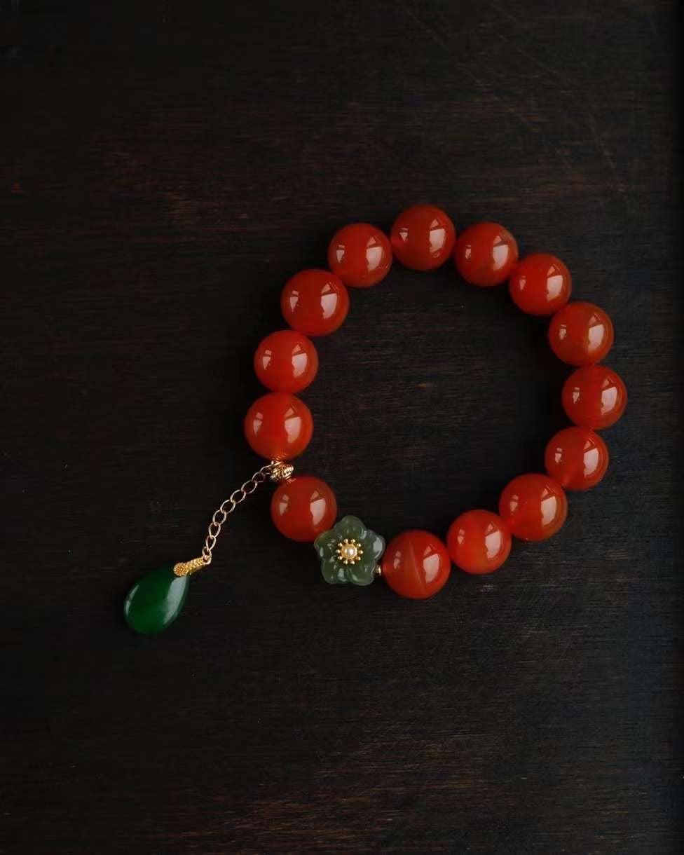 South Red agate bracelet