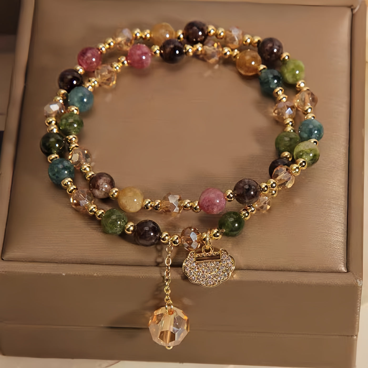 Natural Crystal / Semi-Precious Stones Crystal Bracelet