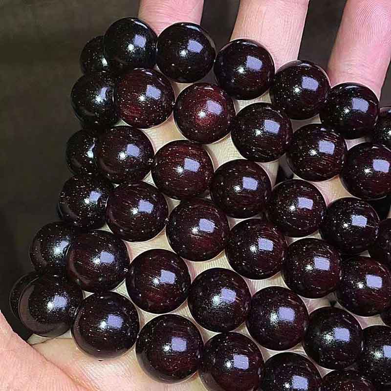 108 Rosary Beads Of Indian Pterocarpus Santalinus