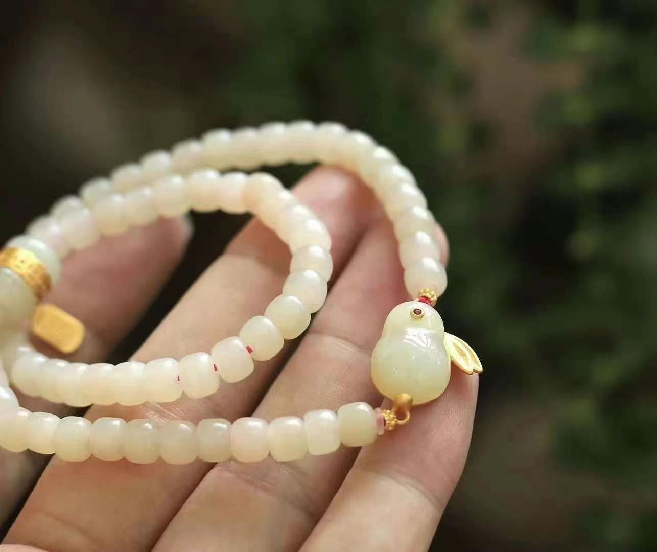 HeTian Lotus Root Strach Jade Bracelet