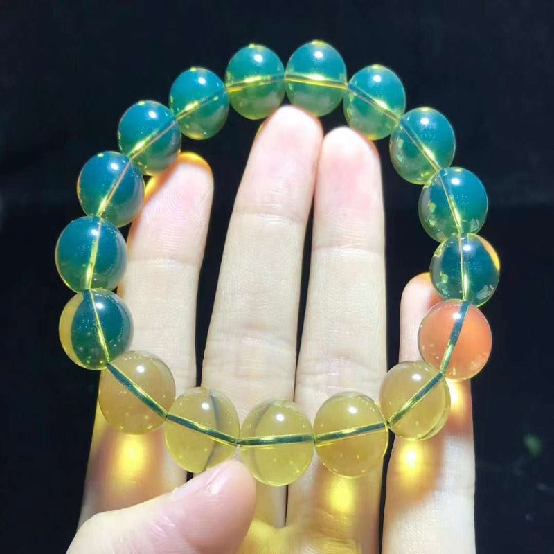 Blue Mexican Amber Bracelet