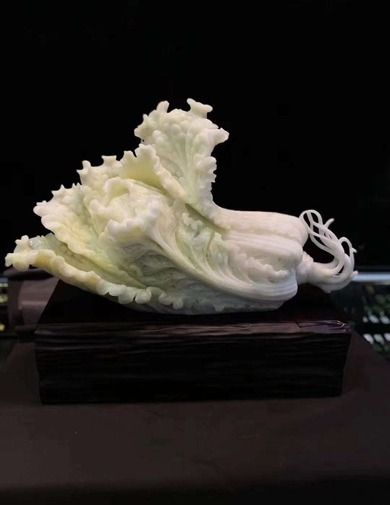 “Hundred Wealth” Jade Cabbage Ornament (Series 2)