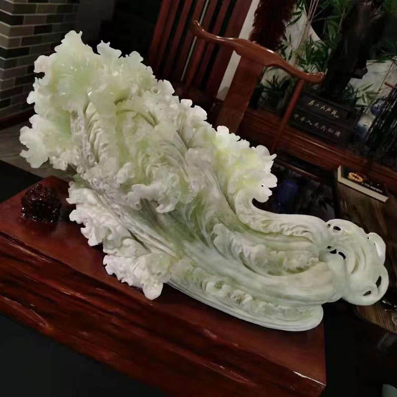 “Hundred Wealth” Jade Cabbage Ornament (Series 1)