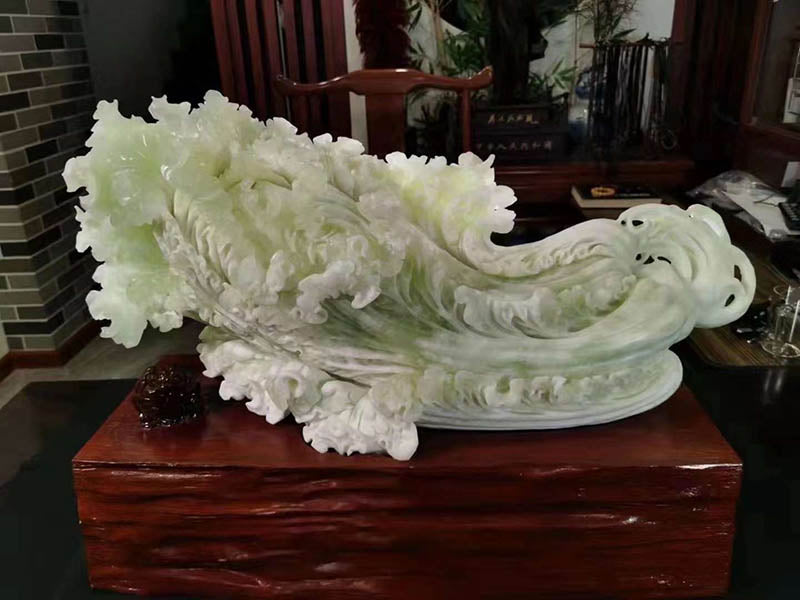 “Hundred Wealth” Jade Cabbage Ornament (Series 1)
