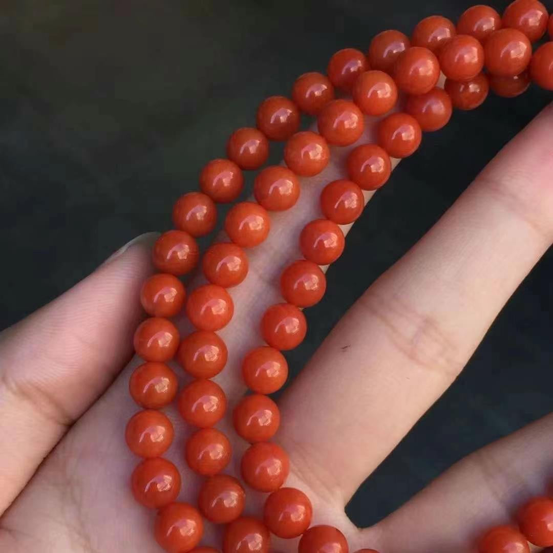 Natural Vasinan Red Necklace Bracelet With Dual Use Buddha Beads