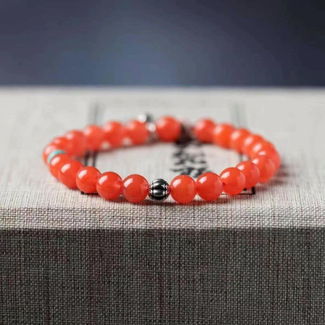 Cherry Red South Red Agate Bracelet