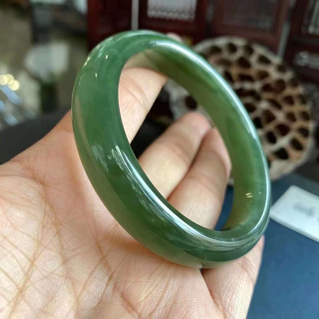 authentic old pit material jasper bracelet (3)